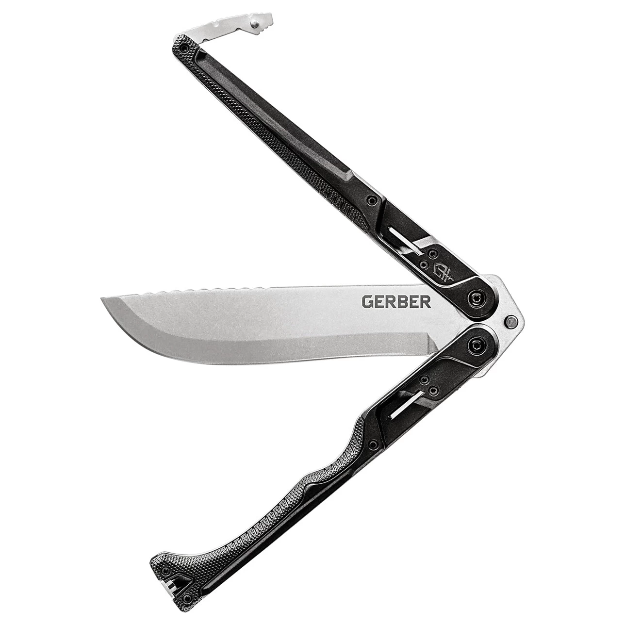 Gerber Doubledown QuadLock Folding Machete Knife Black (6.8" Blade) G1536 - Image 2