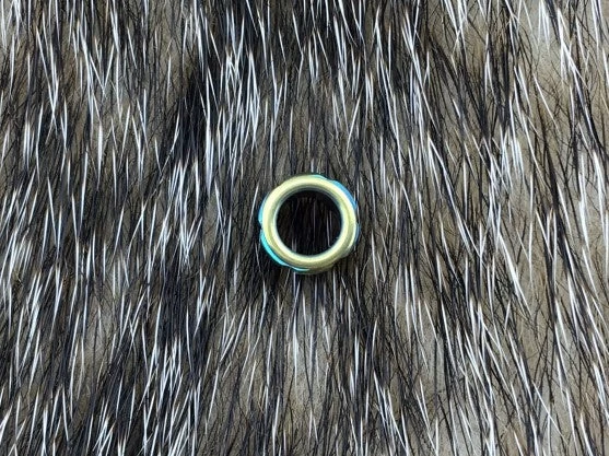 WE KNIFE Co. Titanium Blue Anodized Finish Construction Lanyard Bead A02C - Image 2