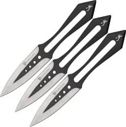 Browning 8" Black Label Stick-It Double Edge Blade 3 Thrower Knives Set 122BL