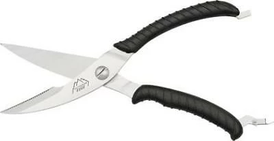 Outdoor Edge 10" Black Partially Serrated 420 Stainless Game Shears SC100 - Image 2