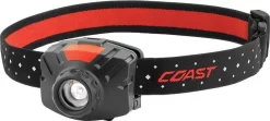 Coast FL60 LED Headlamp Hardhat Compatible Reflective Strap 400 Lumens 21322
