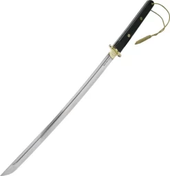 United Cutlery Honshu Tactical Wakizashi Fixed Blade Black ABS Handle Sword 2934