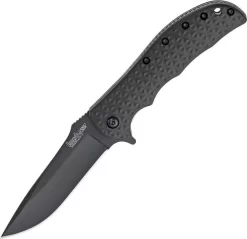 Kershaw Volt II Linerlock A/O Blade Textured Black Handle Folding Knife 3650CKT