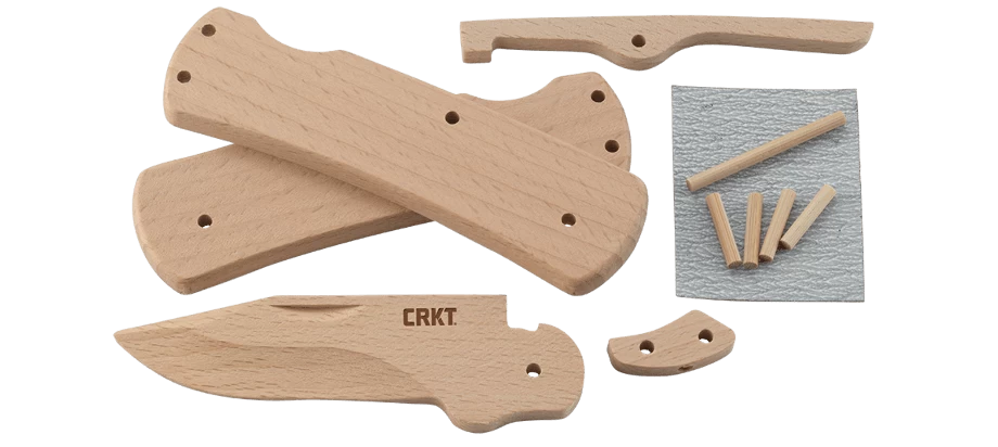 CRKT Nathans Wood Folding Knife Kit 1032 - Image 4