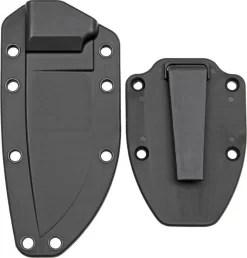 ESEE Model 3 Black Zytel Construction Fixed Blade Knife Sheath W/ Boot Clip 40BC