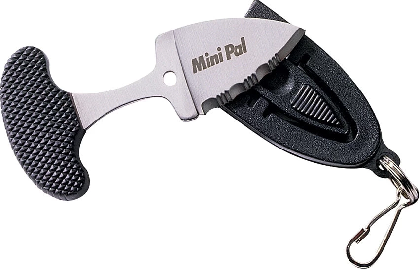 Cold Steel Mini Pal Stainless Fixed Blade Black T-Handle Push Dagger Knife 43