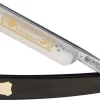 Dovo Black Straight Folding Shaving Razor Carbon Steel Blade 558130
