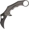 WE KNIFE 8" GRAY Karambit Hawkbill Flipper Folding Pocket Knife - 708C