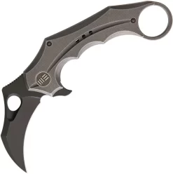 WE KNIFE 8" GRAY Karambit Hawkbill Flipper Folding Pocket Knife - 708C