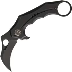 WE KNIFE 8" Black Karambit Hawkbill Flipper Folding Pocket Knife - 708G