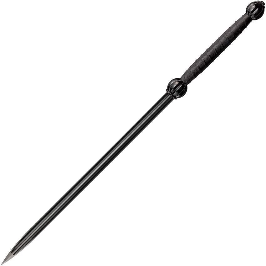 Cold Steel 24" Seagal Blade Breaker 1055 Carbon Steel Black Handle Sword 88CWSS - Image 3