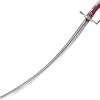 Cold Steel 38" Polish Saber Red Handle 1055 Carbon Steel Fixed Blade Sword 88RPS
