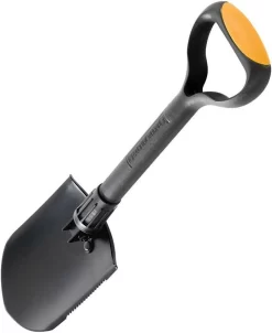 Browning 23.5" Outdoorsman Black & Orange Serrated Head Camp Shovel Tool 919