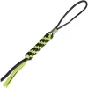 WE KNIFE Co Black & Green Paracord Knife Lanyard W/ Anodized Titanium Bead A01A