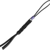 WE KNIFE Co Black Paracord Knife Lanyard W/ Purple Anodized Titanium Bead A01B