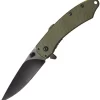 ABKT Tac Ember Linerlock A/O Green G10 Folding 8Cr13MoV Pocket Knife 067G