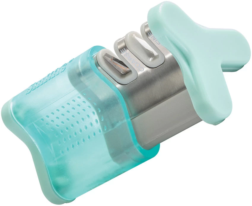 Smith's Sharpeners Teal Slide Sharp 2 Coarse & Fine Knife Sharpener 51136