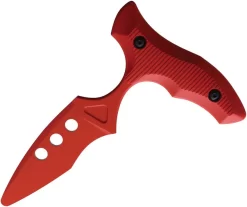 Bastinelli Creations Manaia Red G10 Stainless Push Dagger Trainer W/ Sheath 219T