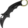 Brighten Blades Moonstruck Karambit Framelock Carbon Fiber Folding Pocket Knife 599TICP