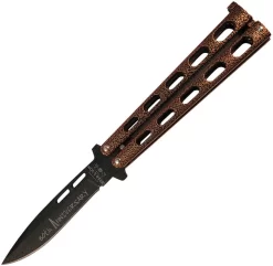 Bear & Son 30th Anniversary Balisong Copper Vein 440 Stainless Butterfly Knife ANN115CV
