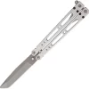 Bear & Son Bear Song IV Butterfly Aluminum Handle Stainless Balisong Knife 410AP