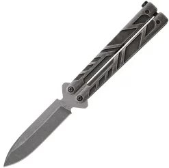 Bear & Son Bear Song VII Balisong Black Titanium 154CM Butterfly Knife B700TISW