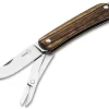 Boker Plus Mini Tech Tool 3 Brown Zebra Wood Folding 12C27 Pocket Knife 01BO878
