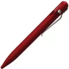 Bastion EDC Red 6061-T6 Aluminum Bolt Action Writing Pen W/ Pocket Clip 249R