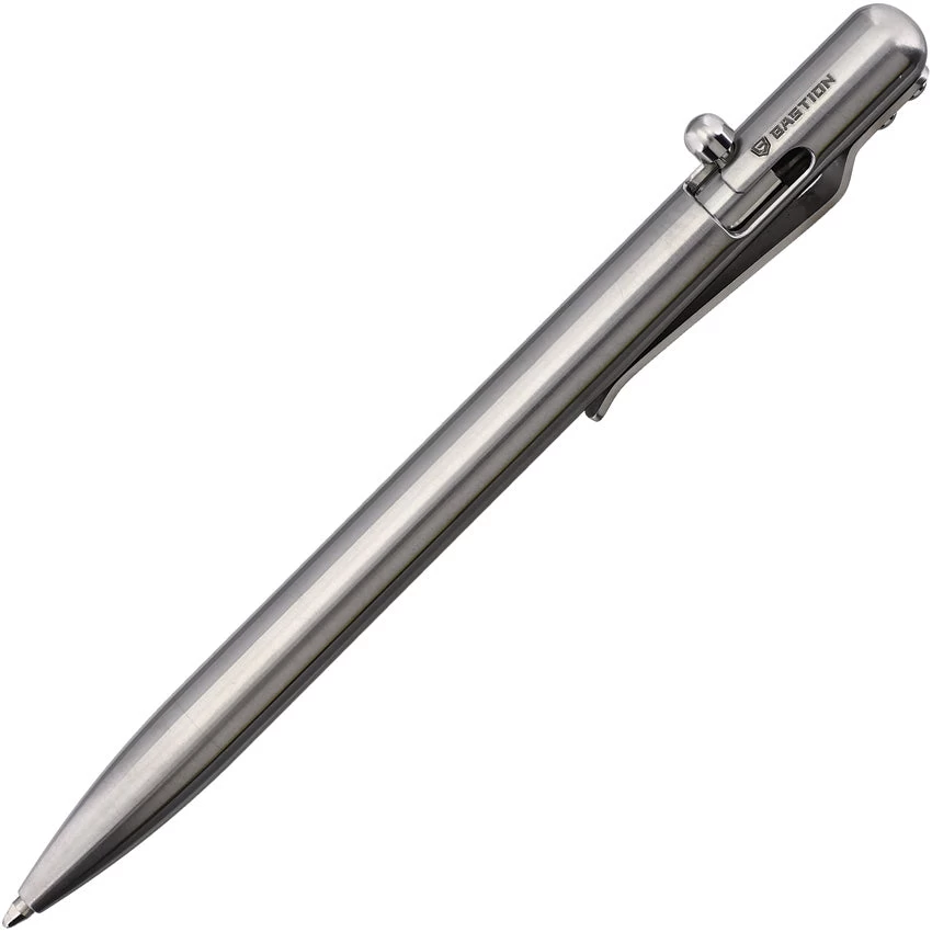 Bastion Slim Bolt Action Titanium Retractable Ball Point Pen 257