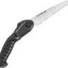 BUCK Knives Tree Saw Black Handle Lockback Folding Carbon Steel Blade Knife 755BK