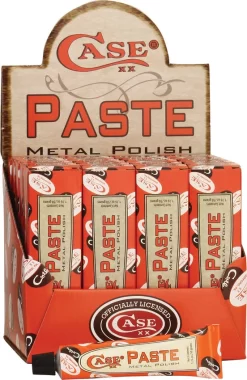 Case XX 24 Pack Of 1.76oz Metal Polish Paste W/ Cardboard Counter Display P24