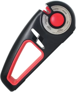 Caliber Gourmet Black ABS & TPE Adjustable Knife Sharpener KS1