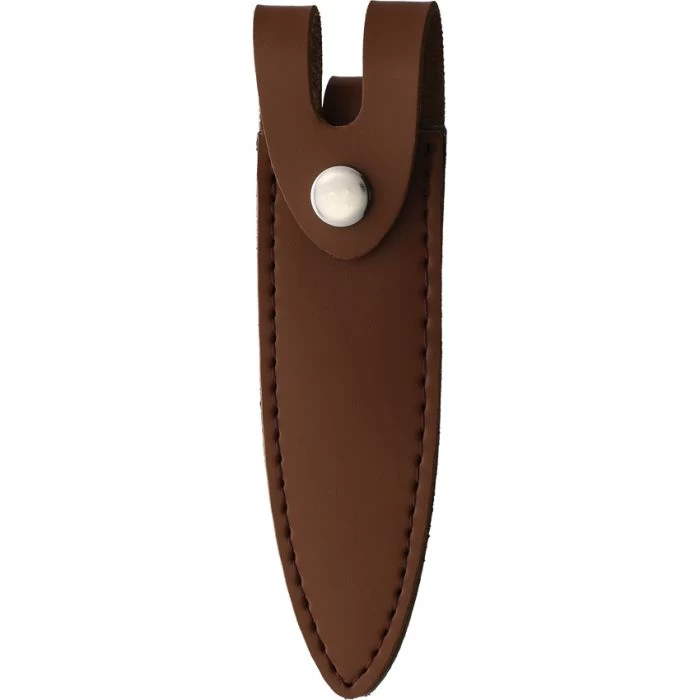 Cobratec Knives White Bone Folding 440C Stainless Push Dagger Knife W/ Sheath TFWPD - Image 3