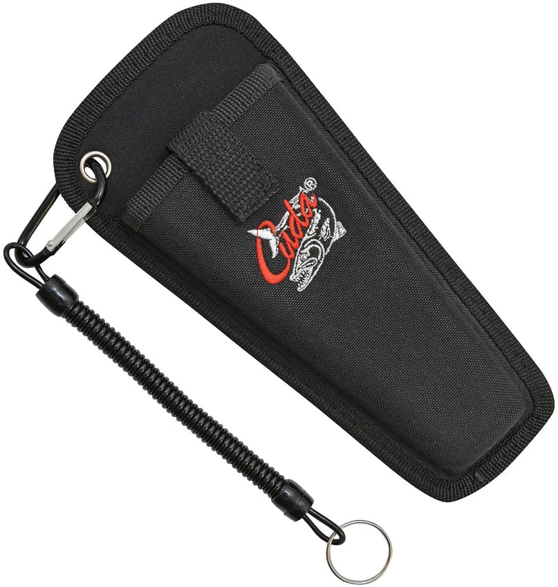 Camillus Cuda Fishing Pliers/Snips 8" Black Nylon Belt Sheath W/ Lanyard 18189