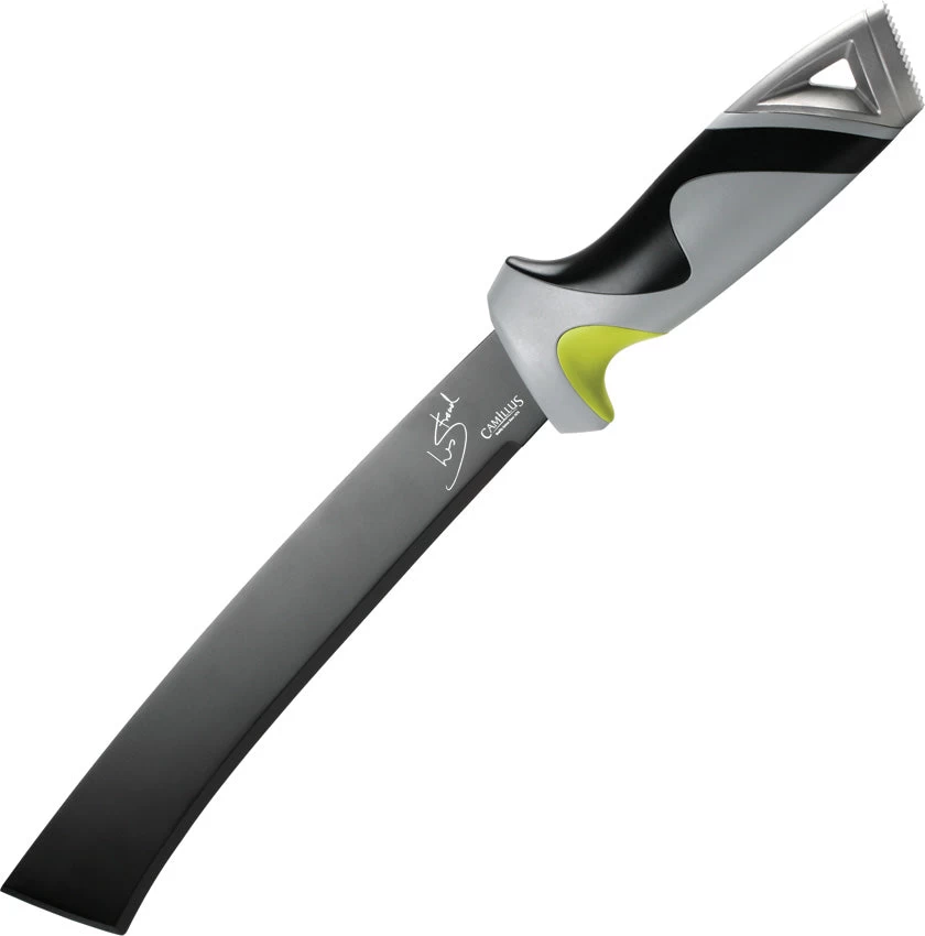Camillus Les Stroud SK Black/Gray Titanium 440 Stainless Jungle Machete 19092