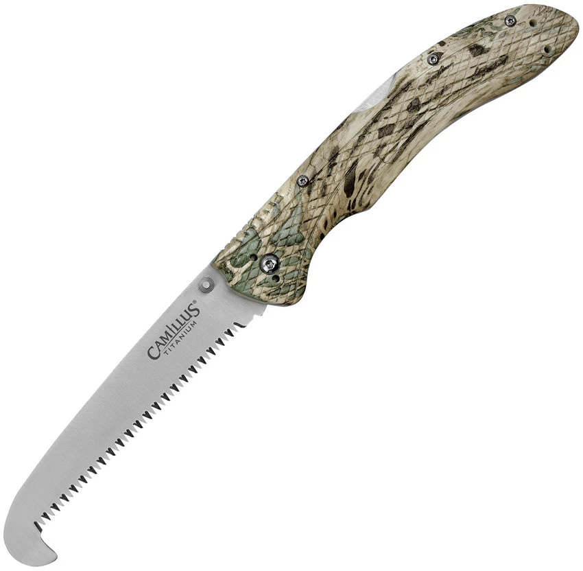Camillus Cloak Lockback Prym1 Camo Folding 420 Stainless Saw Pocket Knife 19838