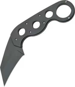 Combat Ready Karambit Black Stainless Fixed Blade Knife W/ Sheath 037