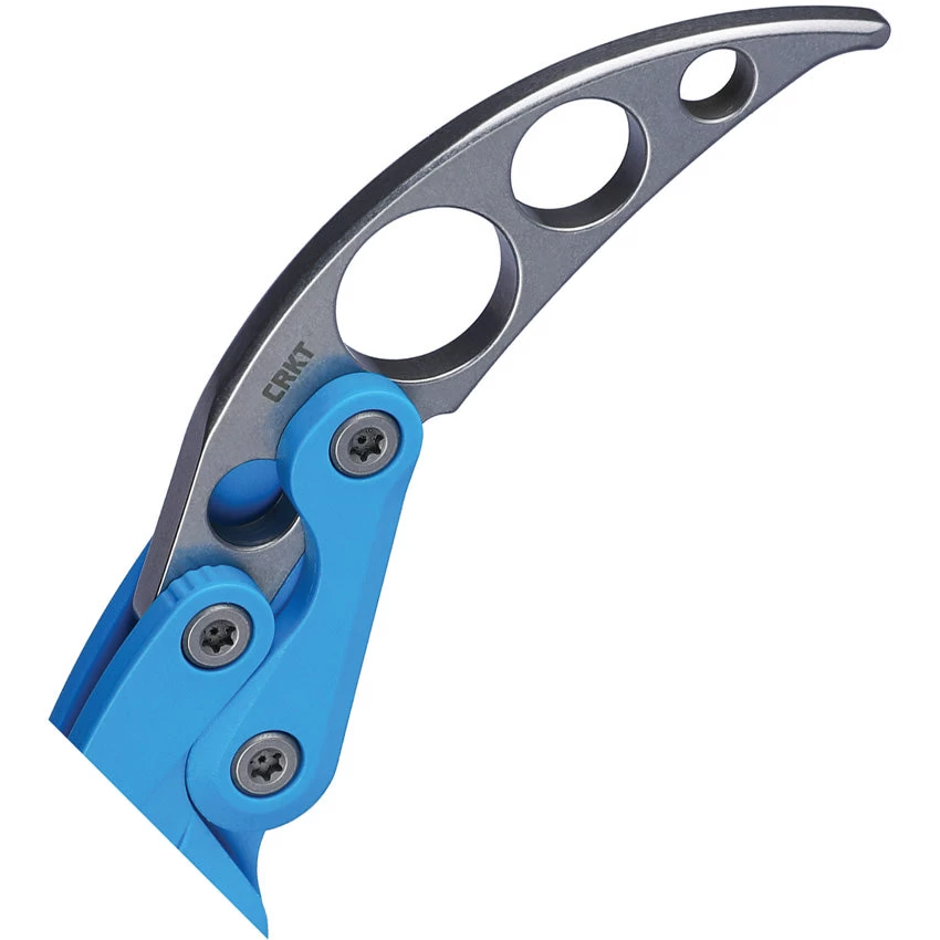 CRKT Provoke Kinematic Blue Karambit Training Folding Stainless Knife 4041T - Image 4
