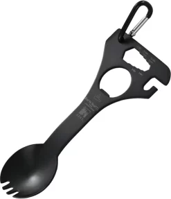 CRKT 6.13" ID Works Eat N Tool XL Black Stainless Construction Multi-Tool 9110KC