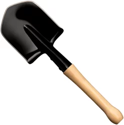Cold Steel Special Forces Shovel Hickory Handle Black Carbon Steel Shovel 92SF