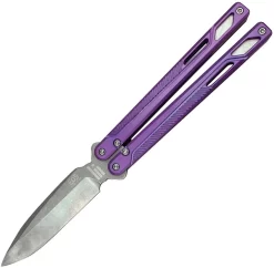 EOS Serpent Titanium Balisong Butterfly Knife 072