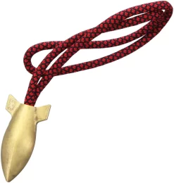 EOS Warhead Bead 3-D Machined Brass W/ Paracord Lanyard BWHBR