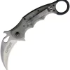 Fox Karambit Green Linen Micarta Linerlock Stonewashed N690 Folding Knife 479misw