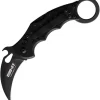 Fox Karambit Lockback Black G10 Folding Bohler N690 Steel Pocket Knife 599XT