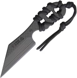 Fred Perrin Janich One Piece Carbon Fiber Fixed Blade Neck Knife + Kydex 1804