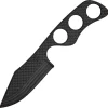 Fred Perrin Le Bowie Carbon Fiber Fixed Blade Neck Knife + Kydex Dbc