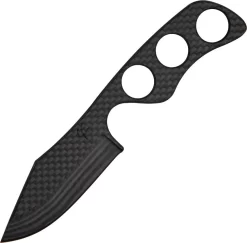 Fred Perrin Le Bowie Carbon Fiber Fixed Blade Neck Knife + Kydex Dbc