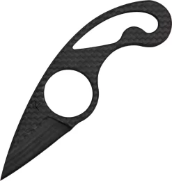 Fred Perrin La Griffe Carbon Fiber Fixed Blade Neck Knife + Kydex Dgc