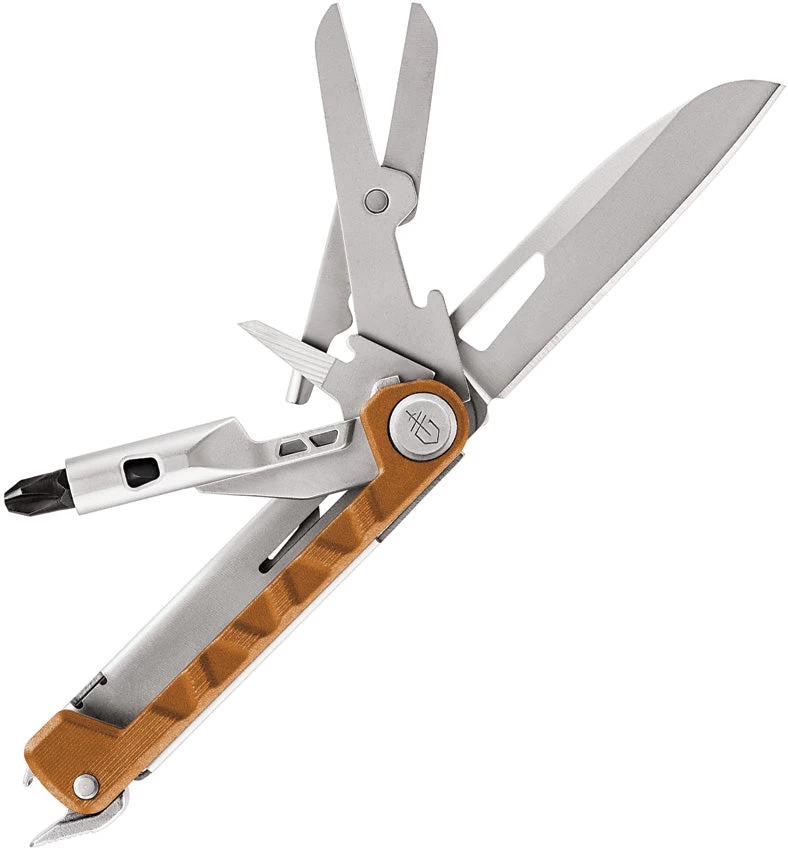 Gerber Armbar Drive 7-In-1 Silver & Orange Aluminum Multi-Tool 3703