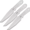 GIL HIBBEN Large Triple Thrower 3pc Set Fixed Blade Throwing Knives With Leather Sheath 5003